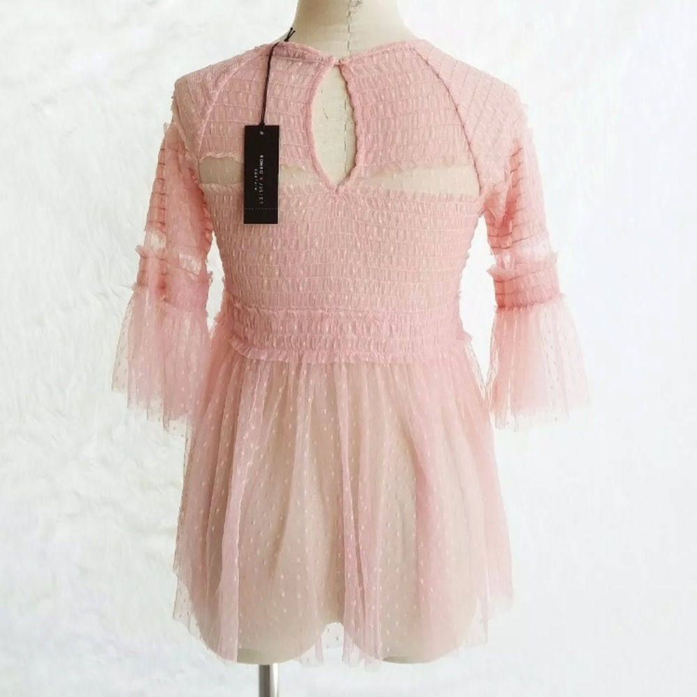 Pink Tulle Top - Picture 2 of 12